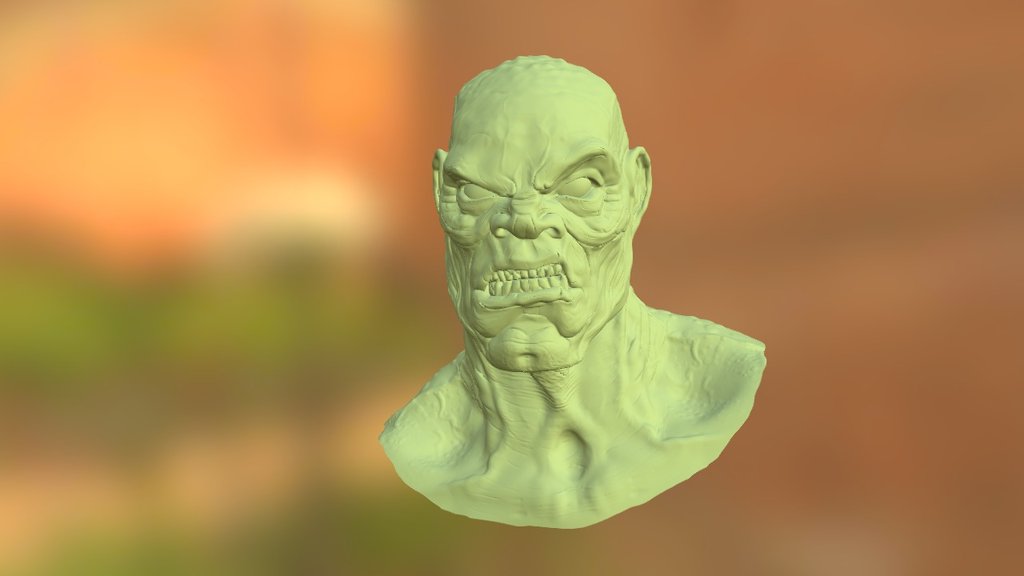 My first 3D Model sculpture practice.Reference by Old Viking model.
Hope you will like it and give some suggestion for my improvement.
Enjoy!!! :) - Orc Warrior (Head) - 3D model by Michael Phuah (@Michael.Phuah) 3d model