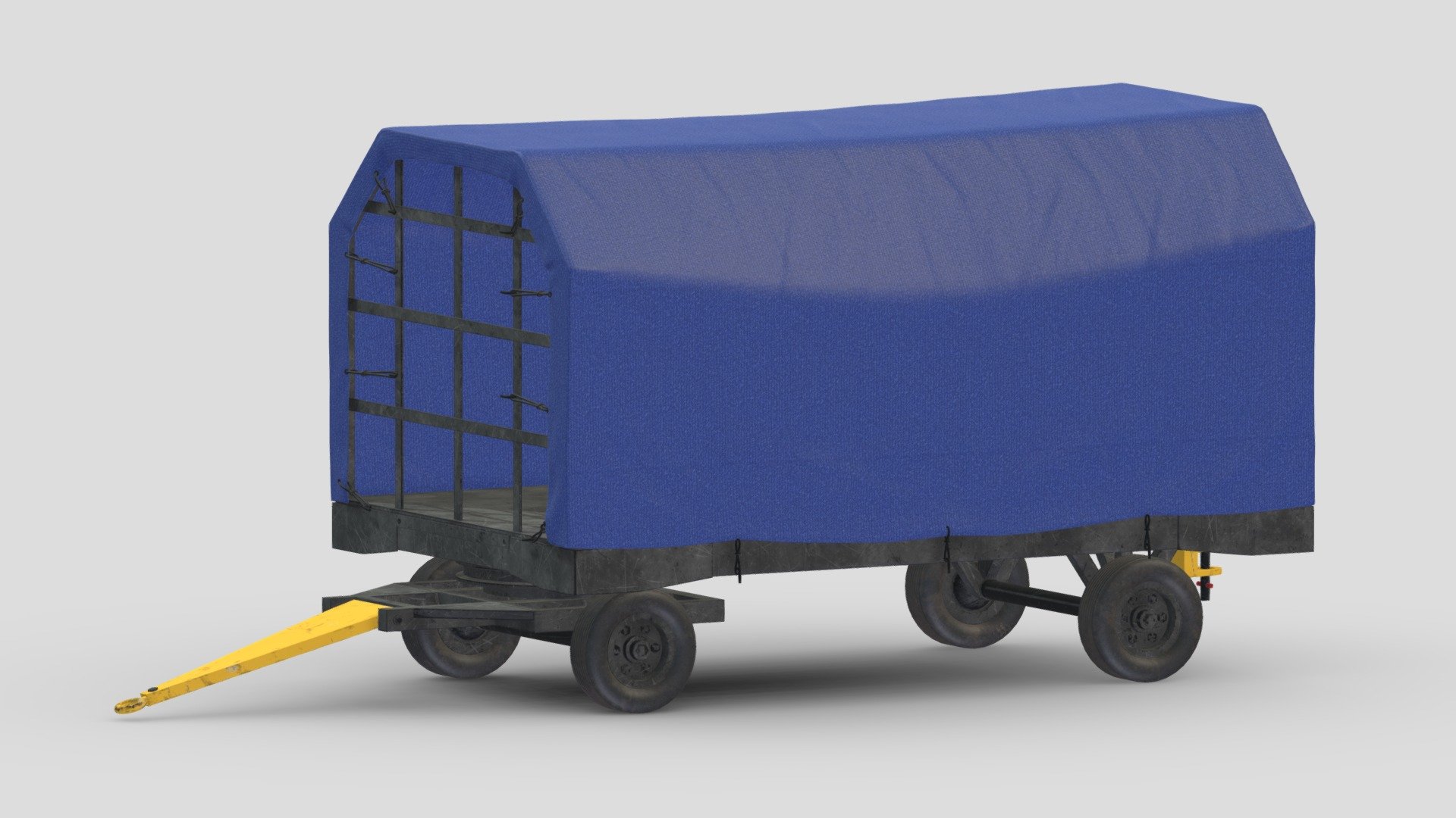 Hi, I'm Frezzy. I am leader of Cgivn studio. We are a team of talented artists working together since 2013.
If you want hire me to do 3d model please touch me at:cgivn.studio Thanks you! - Covered Airport Luggage Trailer - Buy Royalty Free 3D model by Frezzy3D 3d model