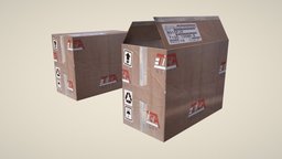 Packing carton box (картонная коробка) box, carton-box, packing-carton-boxes