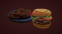 PACK — MEAT burger, food, meat, store, steak, cotedeboeuf, agisoft, photoscan, photogrammetry, scan, 3dscan, download
