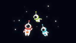 Astro-Buds cute, astronomy, astronaut, buddies, space