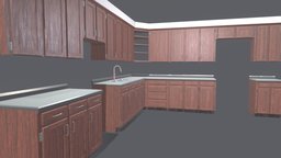 Kitchen Cabinets kitchen, cabinets, wood, dark