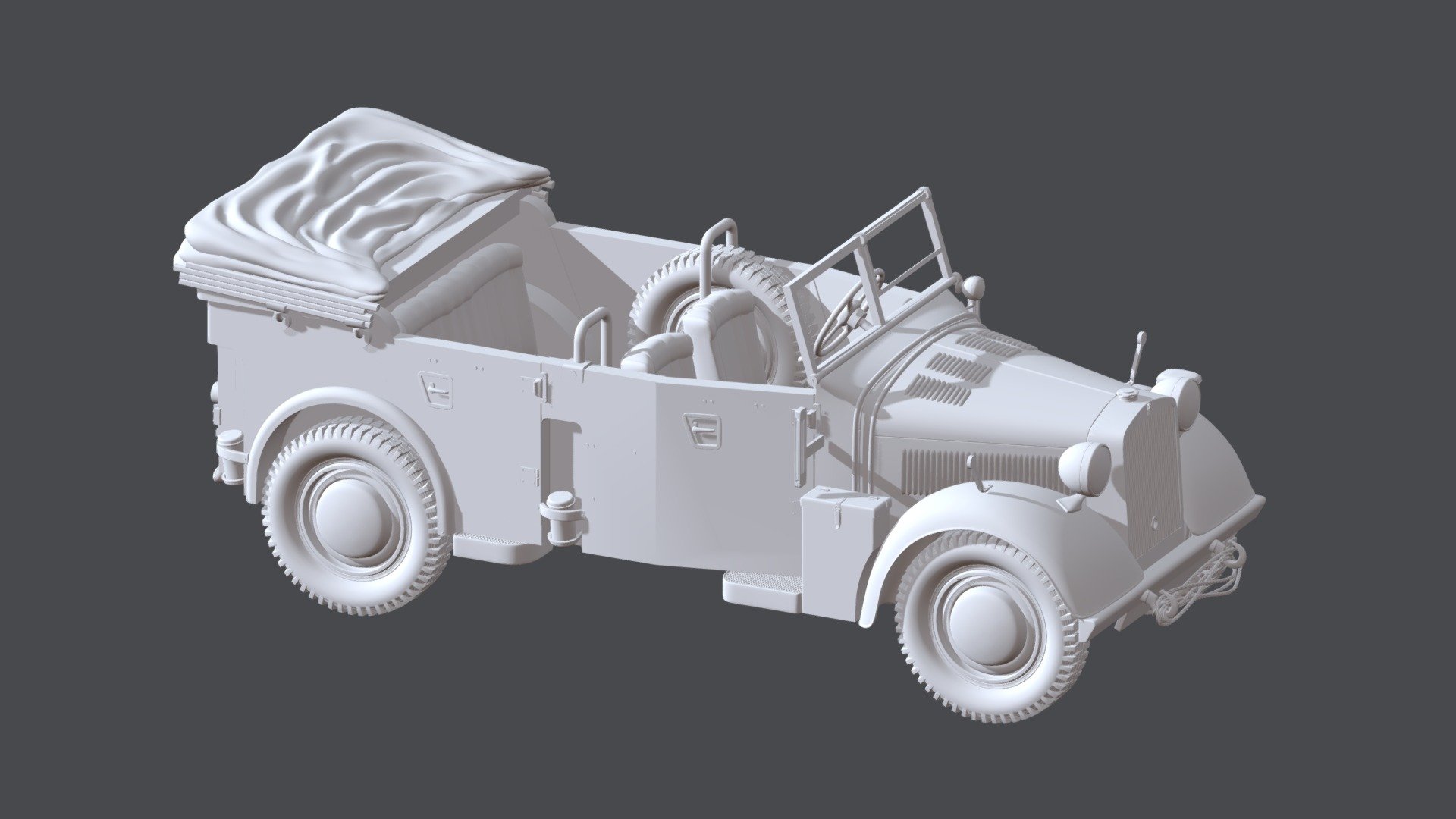 The format is STL, Zbrush, obj. Model for printing on a 3d printer. scale 16 - horch 901 - Buy Royalty Free 3D model by explorertit36@gmail.com (@paydi) 3d model