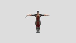 Empire_Spearman cc3, cc-character, character, game, blender, animation, animated, rigged, acolytes