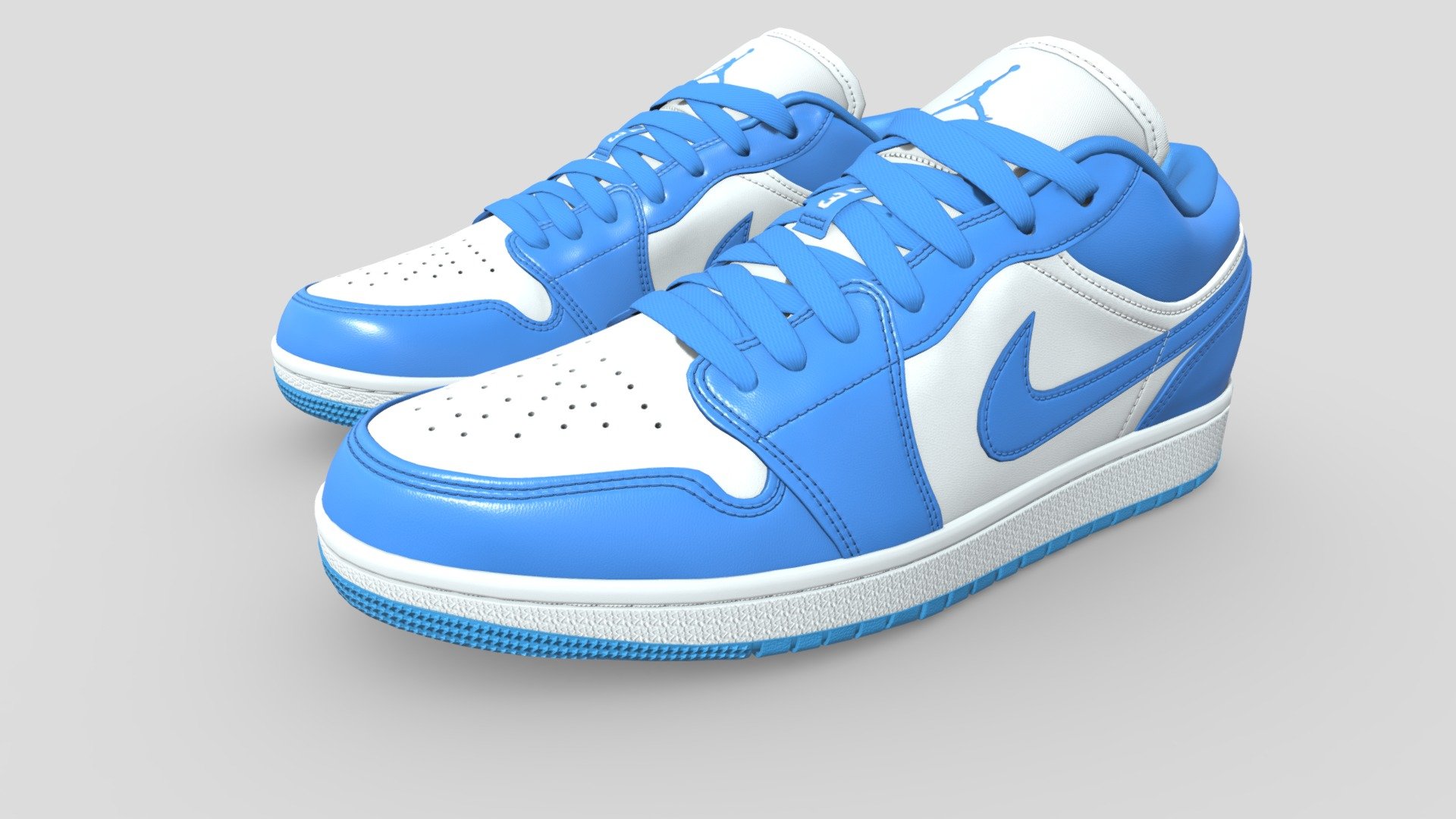 Jordan1 Low UNC PBR  was created with real world scale. . all textures and materials created with high quality to provide you beautiful render with 4K texture resolution - Jordan1 Low UNC PBR - Buy Royalty Free 3D model by aimadbro 3d model