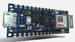 Arduino Nano RP2040 arm, arduino, robotic, electronic, prototype, alarm, color, sensor, microcontroller, wifi, crypto, pcb, raspberry-pi, microchip, sram, spi, circuit-board, blender, blender3d, usa, human, robots, pwm, i2c, factory-controller, home-router, bluethooth, nina-w102, f2a-3dmodel, ai-networks, arduino-nano-rp2040