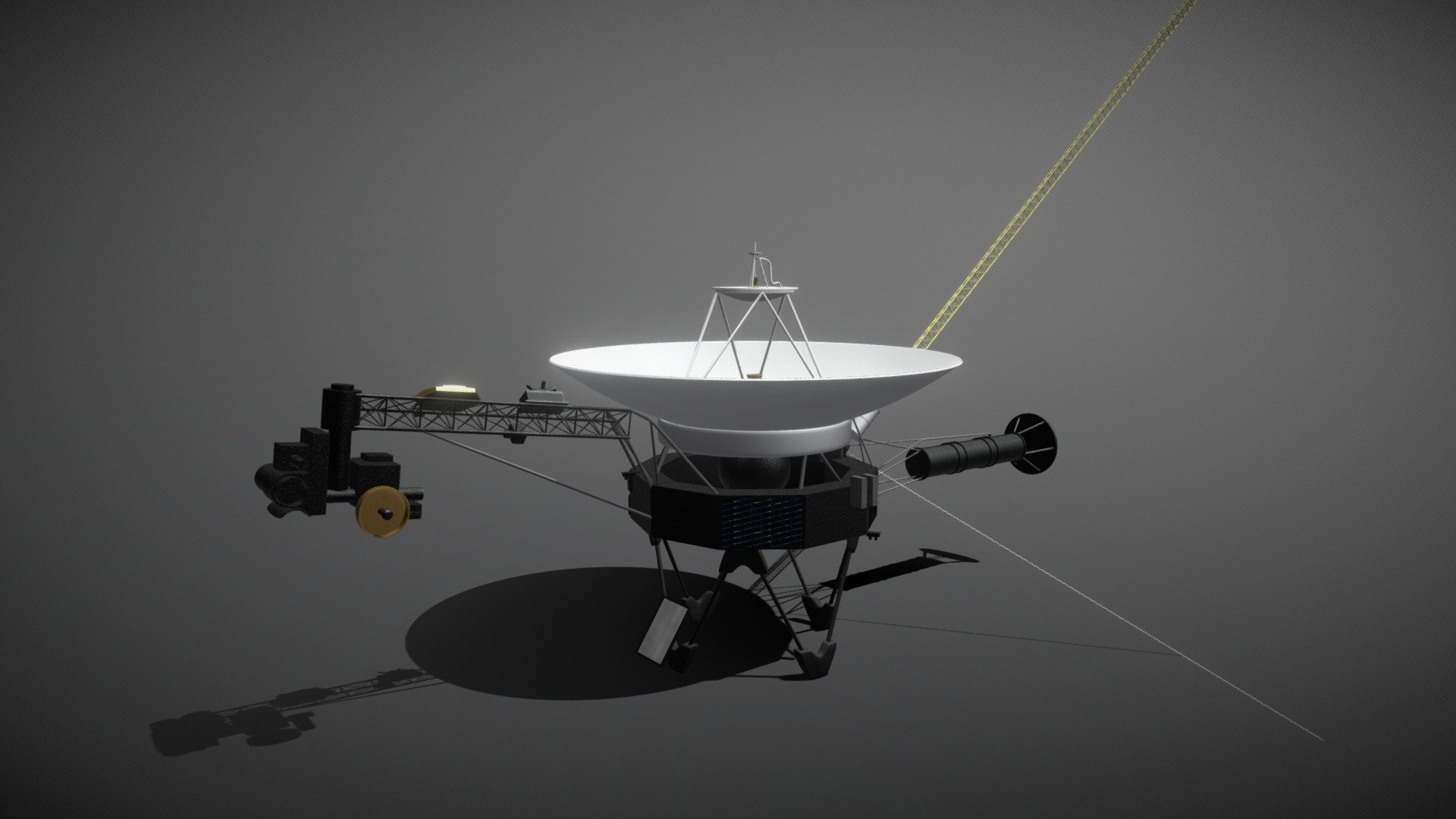 Voyager_1 - 3D model by Erasers45 - Studios (@Erasers45-Studios) 3d model