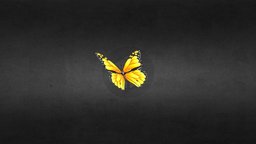 Kupu Kupu (Butterfly) butterfly, objfile, cubicstudio3d, sketchfabtimeframe, fileobj