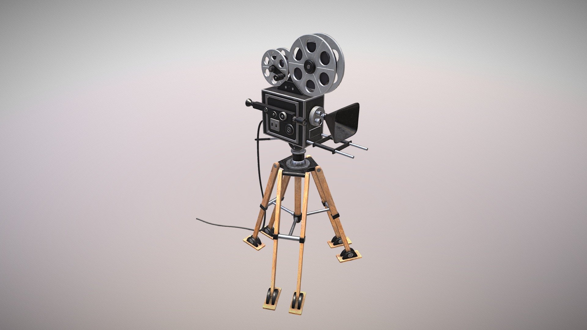 Highpoly Classic Film Camera - Old Vintage Film Camera - Download Free 3D model by Call_ada (@IvanKoliada) 3d model