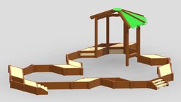 Lappset Mojave Sand Lounge tower, frame, bench, set, children, child, gym, out, indoor, slide, equipment, collection, play, site, vr, park, ar, exercise, mushrooms, outdoor, climber, playground, training, rubber, activity, carousel, beam, balance, game, 3d, sport, door