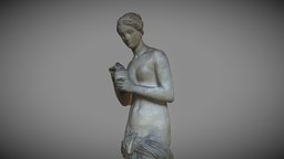 Psyche with the jar greek, 3d-scan, beauty, myth, love, classic, young, statue, religion, mythology, roman, woman, psyche
