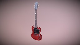 Gibson SG Cherry Colour Scheme gibson, sg, electric-guitar, musical-instrument, gibson-sg