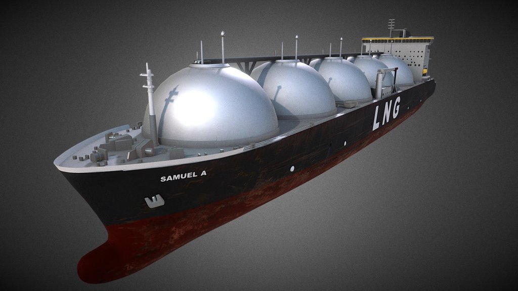 Turbosquid: -link removed- - LNG gas tanker - 3D model by cordy 3d model
