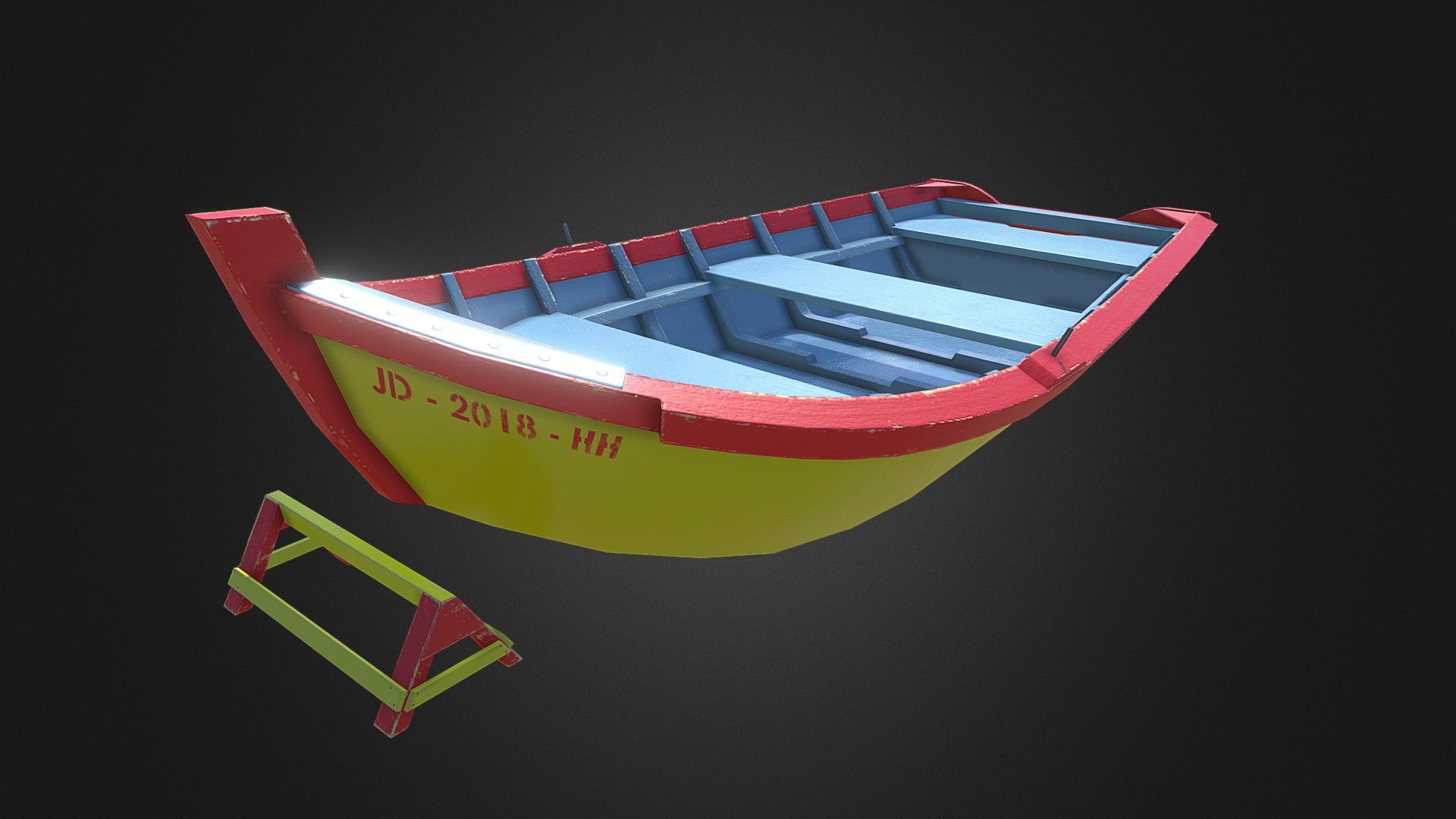 Do someone like fishing? Not me&hellip; but I had a lot of Caribbean fun creating this colorful boat.

Made for Janco Interactive 3d model