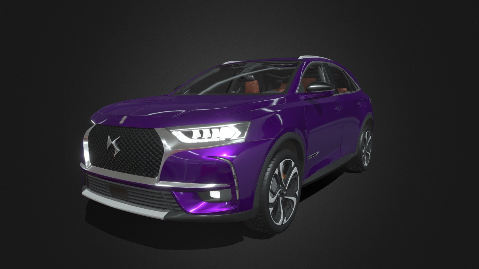 The DS7 Crossback is a compact luxury crossover SUV from the French automaker DS Automobiles. The vehicle was presented for the first time on 28 February 2017, and its public premiere was at the 87th Geneva Motor Show in March 2017 - DS 7 Crossback 2018 - 3D model by Davidson (@a0930582398) 3d model