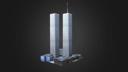 World Trade Center world, center, wtc, trade, nyc, skyscrapper, substancepainter, substance, building