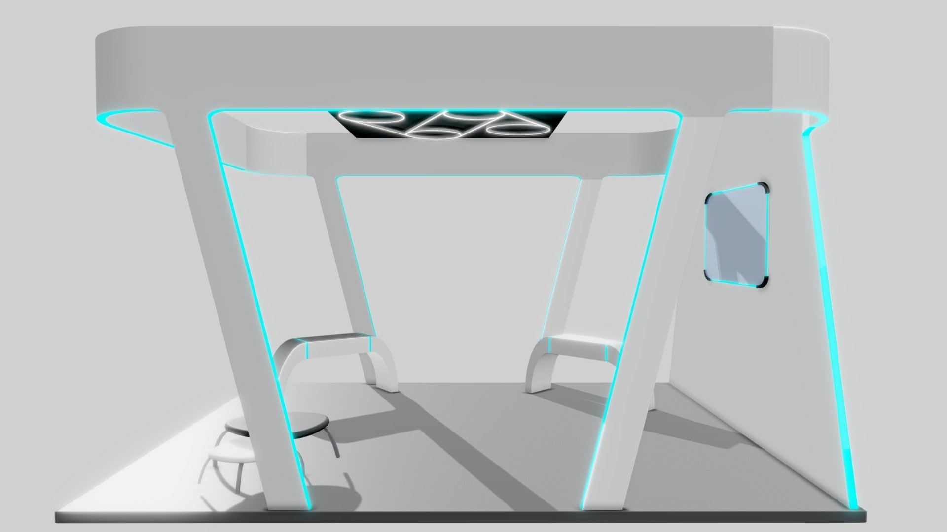 Just a simple and elegant booth to use in Unity. Materials used are generally simple monochromatic ones, but you can make them look a lot better even with some free ones available by others on the Unity Asset Store or any other store.

For any questions, please don't hesitate to e-mail us at: info@conferience.com - Modern and Elegant Booth AFRODITE - 3D model by Conferience LTD (@conferience) 3d model