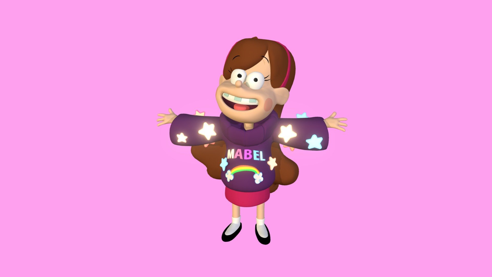 A High Res Mable Pines from Gravity Falls 3d model