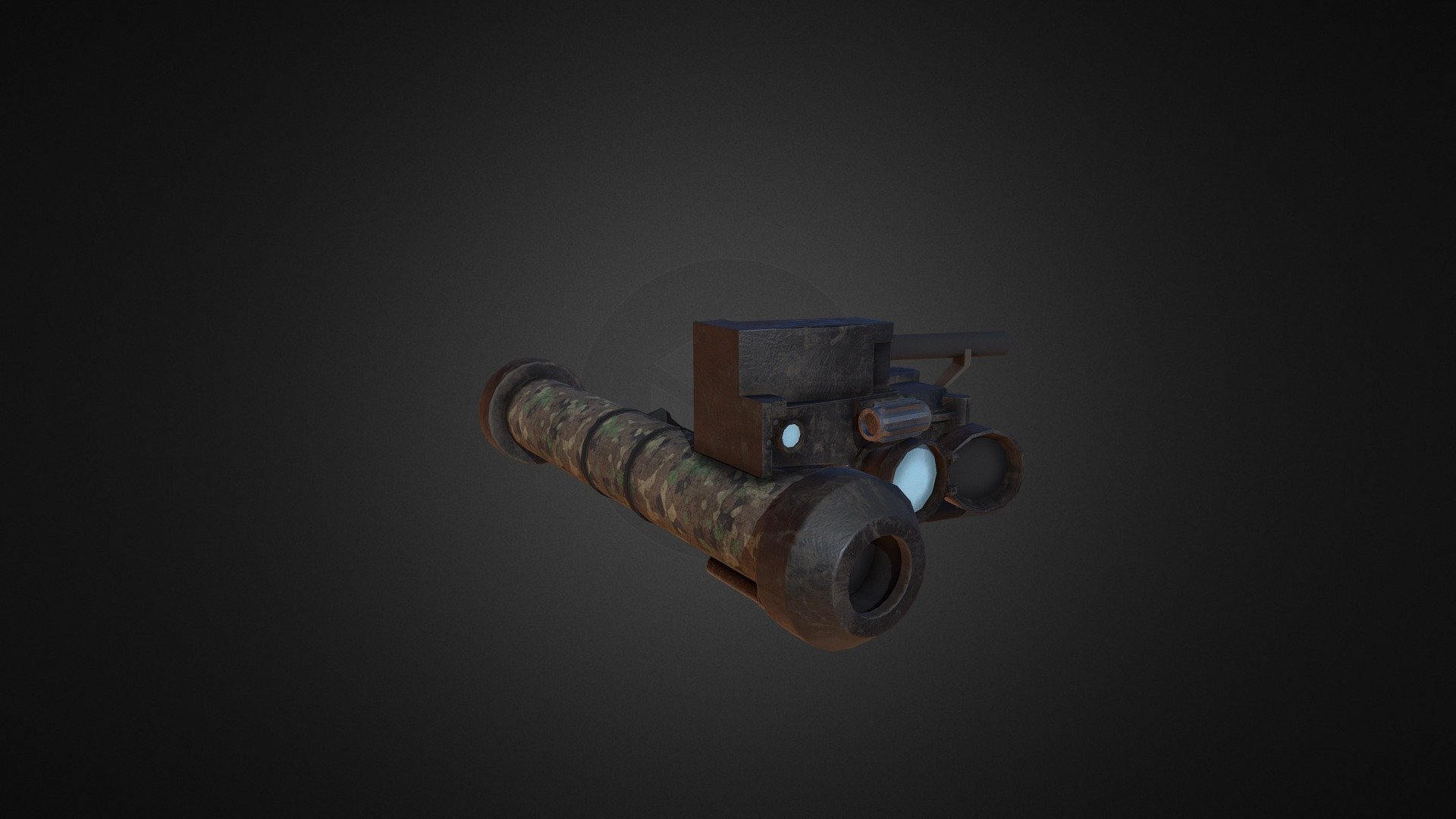 Military Gun: Missile Launcher - Javelin 148 FGM - Download Free 3D model by rociomichiojeda 3d model