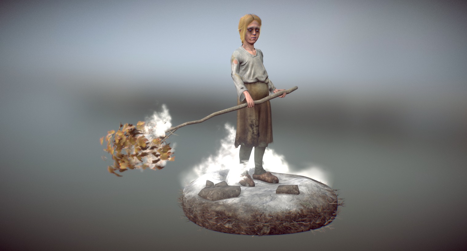 A 3D reconstruction of one of the most famous finnish paintings called Under The Yoke (Burning The Brushwood) by Eero Järnefelt..

This diorama is only a small part from a full virtual-reality reconstruction of the painting made in Unreal Engine 4 by ZOAN. More informations about the project soon.

3D sculpting by Marcelo Prado 3d model