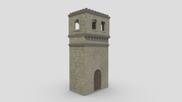 Medieval Castle Module 06 Low Poly PBR Realistic kit, tower, gate, square, castle, historic, empire, set, medieval, build, module, pack, collection, draw, walls, vr, ar, fortification, gothic, middle, town, realistic, fortress, age, gatehouse, built, ages, drawbridge, 3d, pbr, low, poly, stone, building, rock, war, bridge, towngate