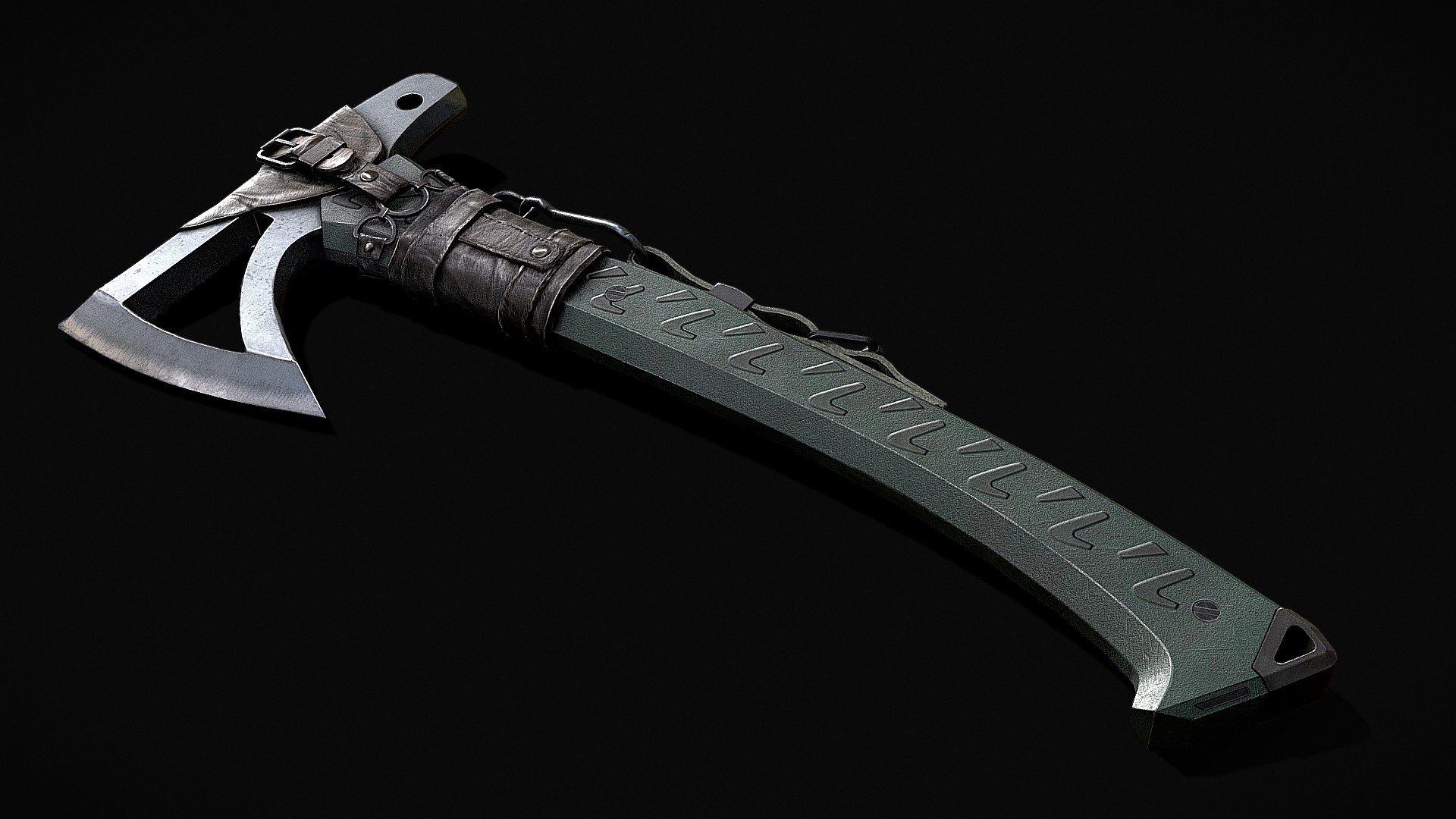 Hatchet from the game Dying Light 2 Fan Art - Axe - Download Free 3D model by FedNick 3d model