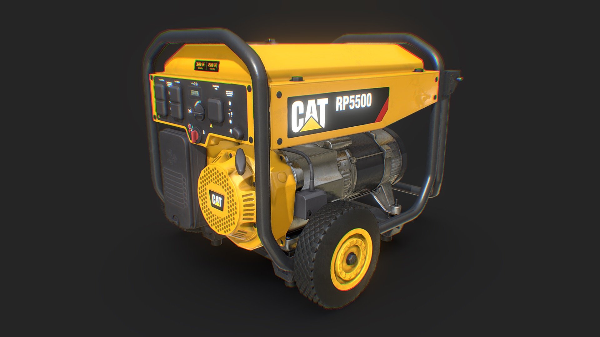 Electric generator - CAT RP 5500 - Electric generator - CAT RP 5500 - 3D model by David Young (@David_Young) 3d model