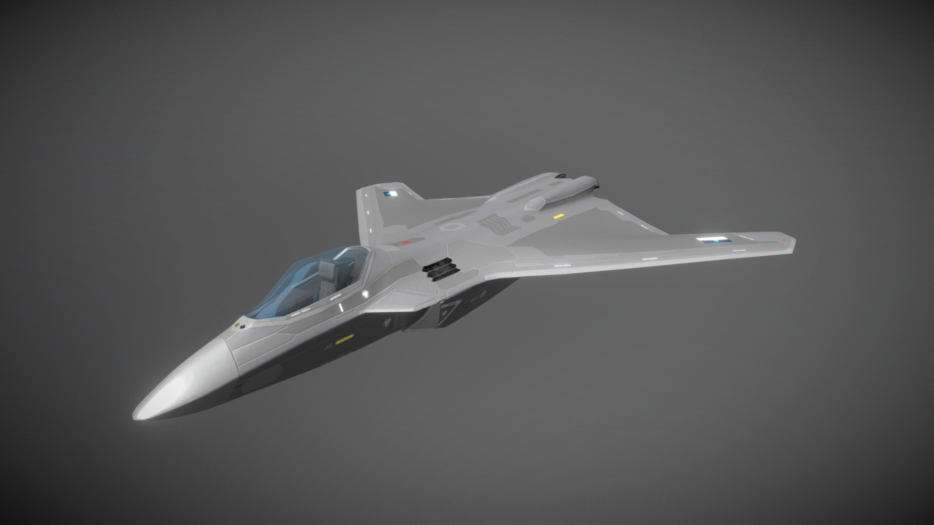 An Attempt of a somewhat origional 5 Gen Fighter Design

Update: 

Fixed the animatioin upload somehow after &ldquo;few
