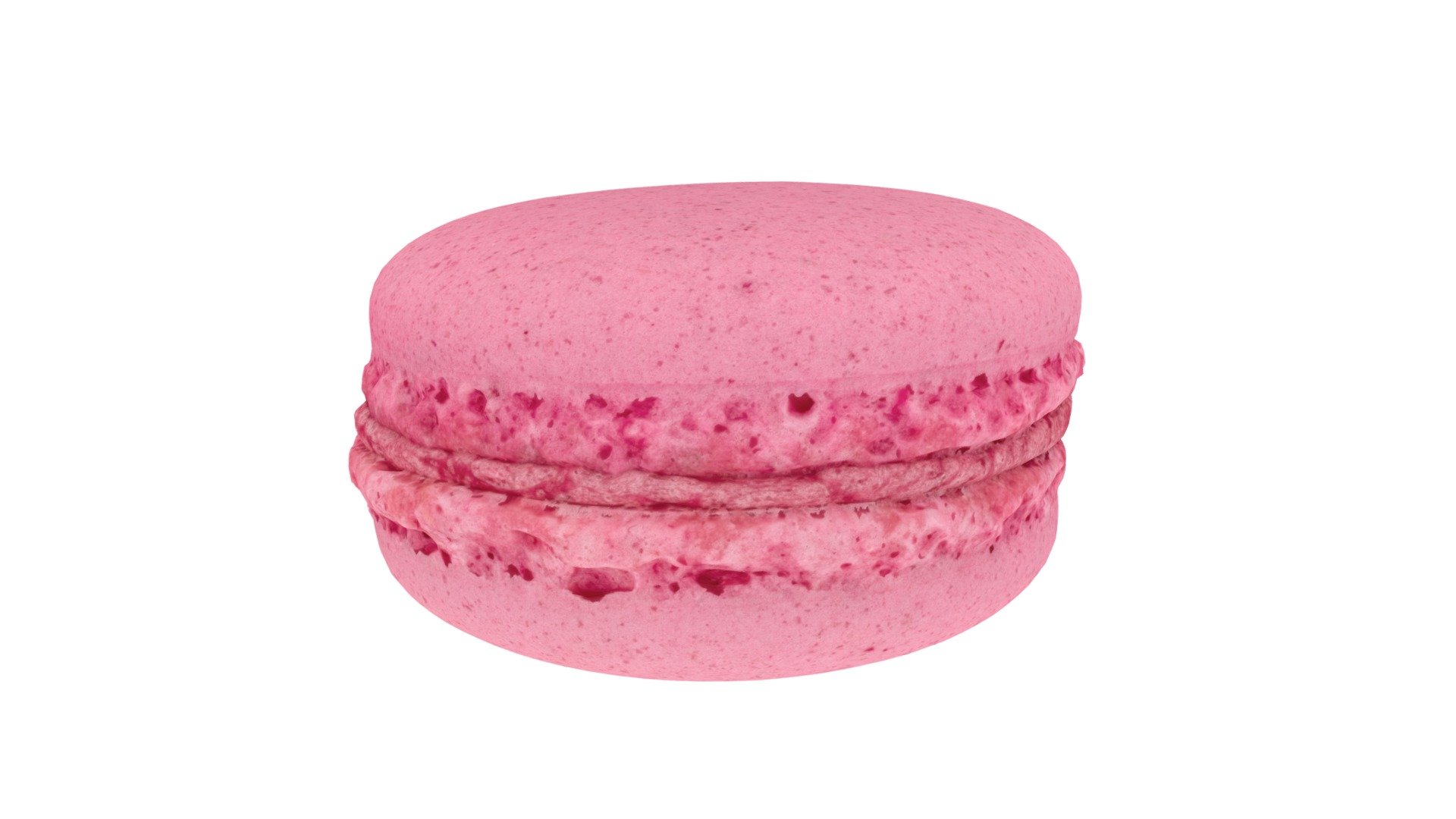 Highly detailed, photorealistic, 3d scanned model of a raspberry macaron. 8k textures maps, optimized topology and uv unwrapped.

Model shown here is lowpoly with diffuse map only and 4k texture size.

This model is available at www.thecreativecrops.com 3d model