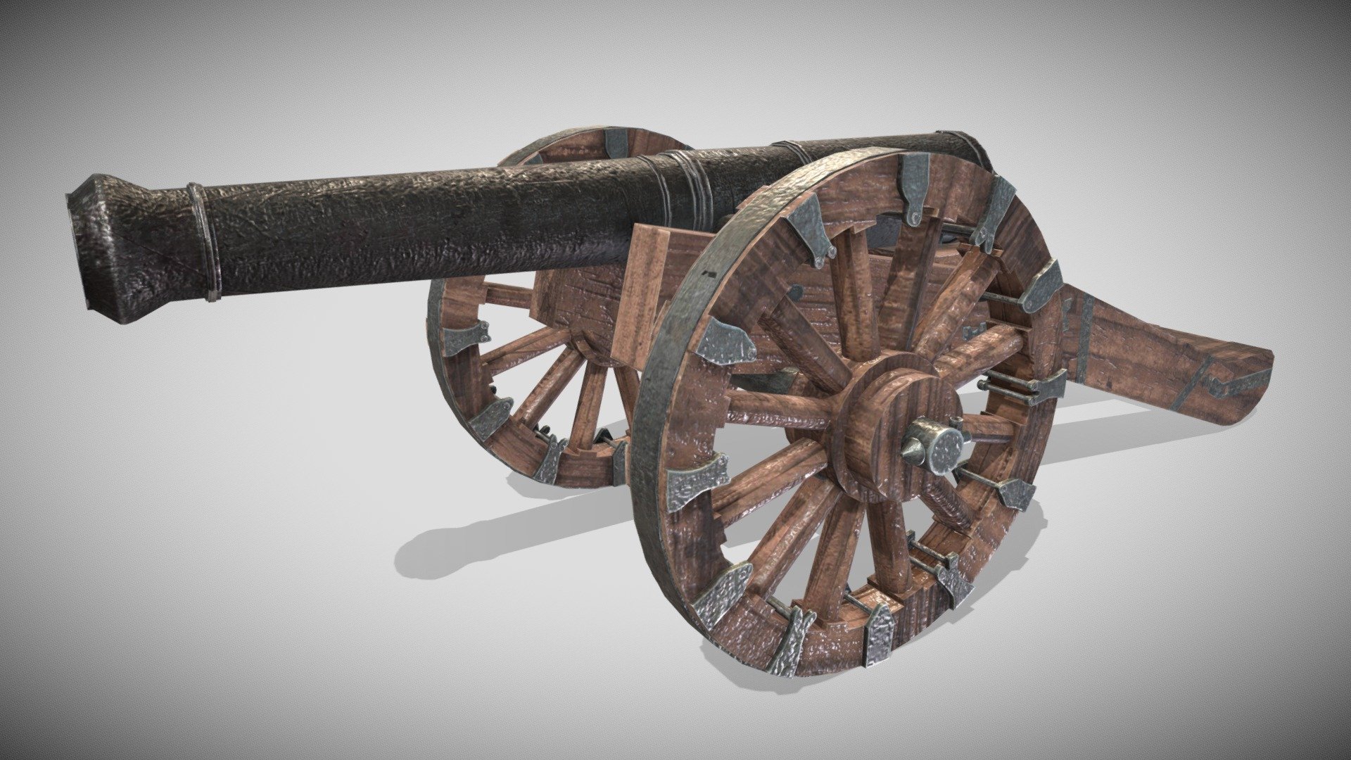 All in One Material 4k - Specular Glossiness Workflow - Old Gun - Download Free 3D model by Francesco Coldesina (@topfrank2013) 3d model