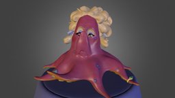 Octopus ZBrush Animation Character diva, staffpicks, character, cartoon, zbrush, animal, animation