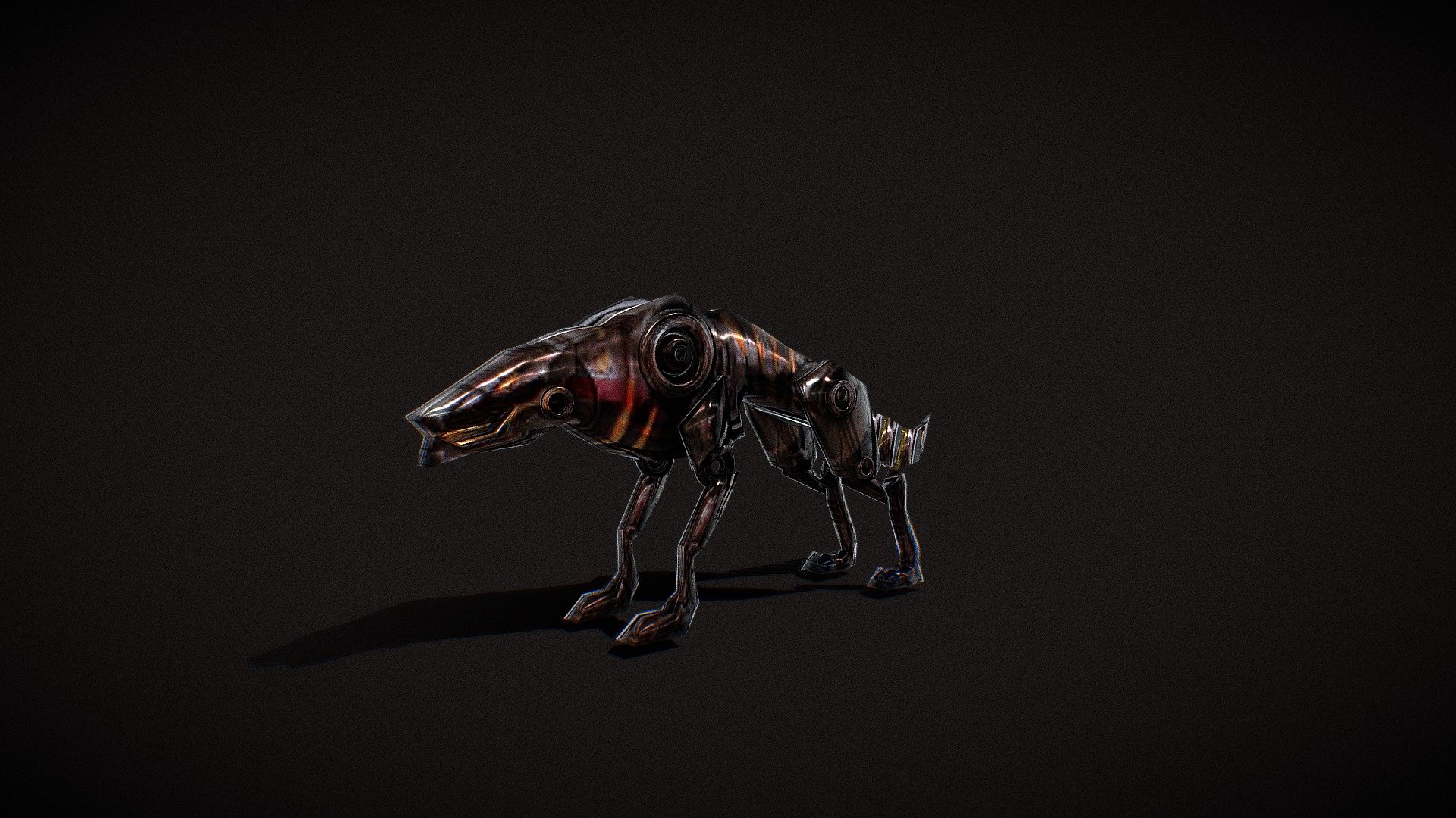 Robo-wolf - Robo-wolf - Download Free 3D model by victory_mirosya 3d model