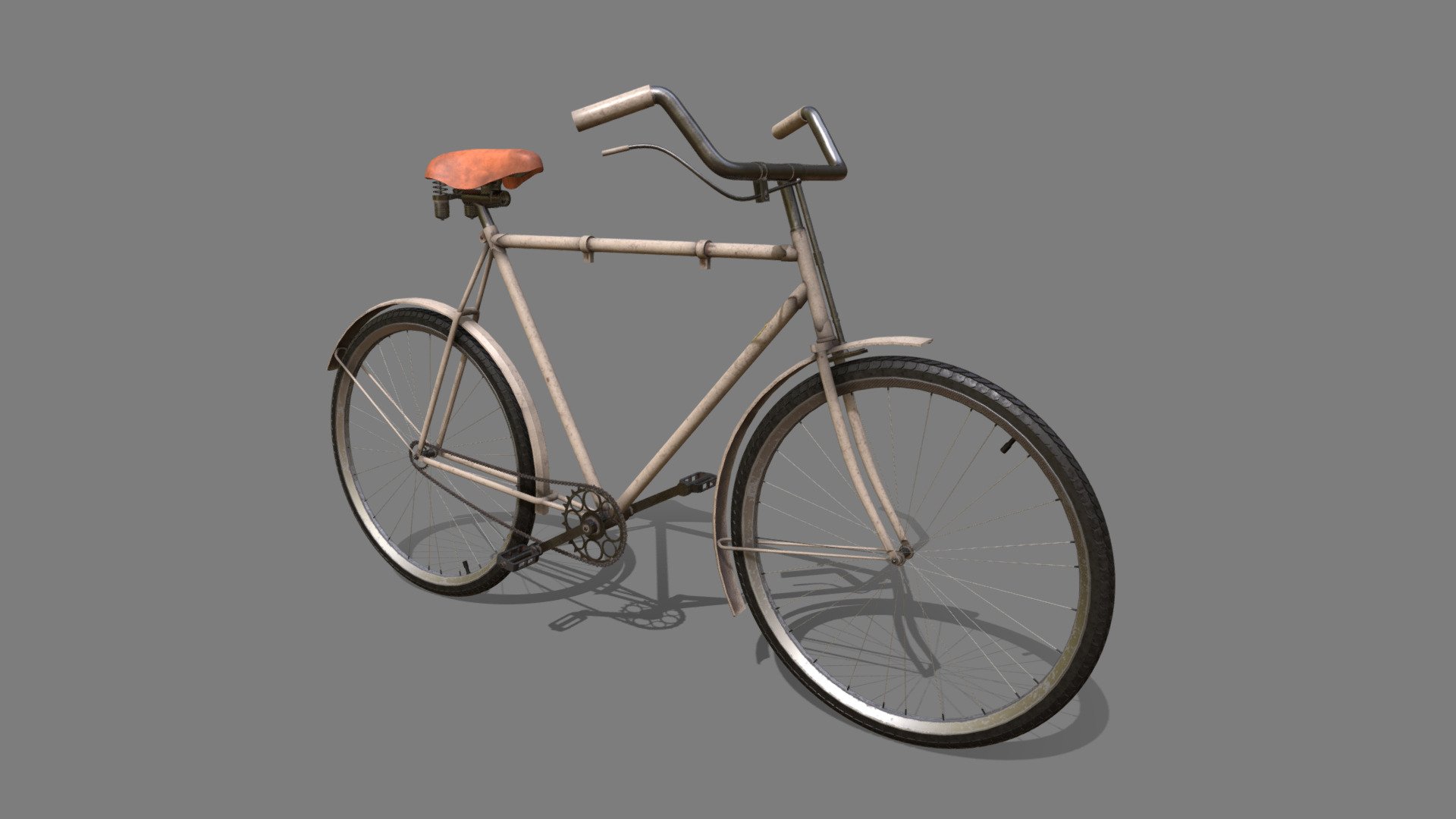 Realistic Old Bike created in Maya.
PBR textures created with Substance Painter:

All 4k maps


BaseColor
Roughness
Normal
Metallic
Height

If you have any question don’t hesitate to ask me on instagram : https://www.instagram.com/morgan.obj/?hl=fr

More information about the model is available on my artsation : https://www.artstation.com/morganjm - Realistic Old Bike Model - Buy Royalty Free 3D model by Morgan.J (@MorganJ45) 3d model
