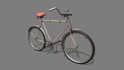 Realistic Old Bike Model bike, motorcycle, market, realistic, freemodel, gamereadyasset, bicyle, vehicle, gameart, free, download, bikemodeling