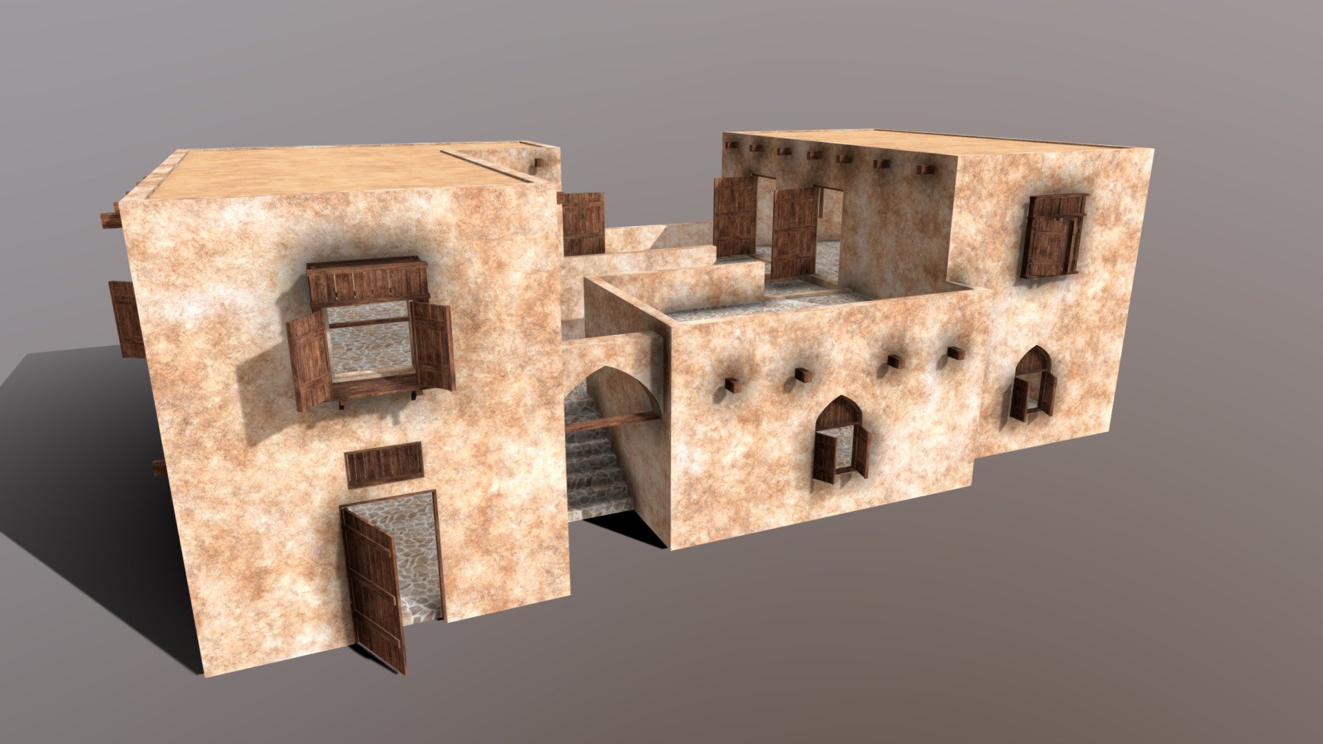 Ancient Desert Houses 5



no UV maps overlapping 



files type : dea ,fbx,obj,blender file



textures (2048*2048)



the textures in textures.rar


 - Ancient Desert Houses 5 - Buy Royalty Free 3D model by omarme37 3d model