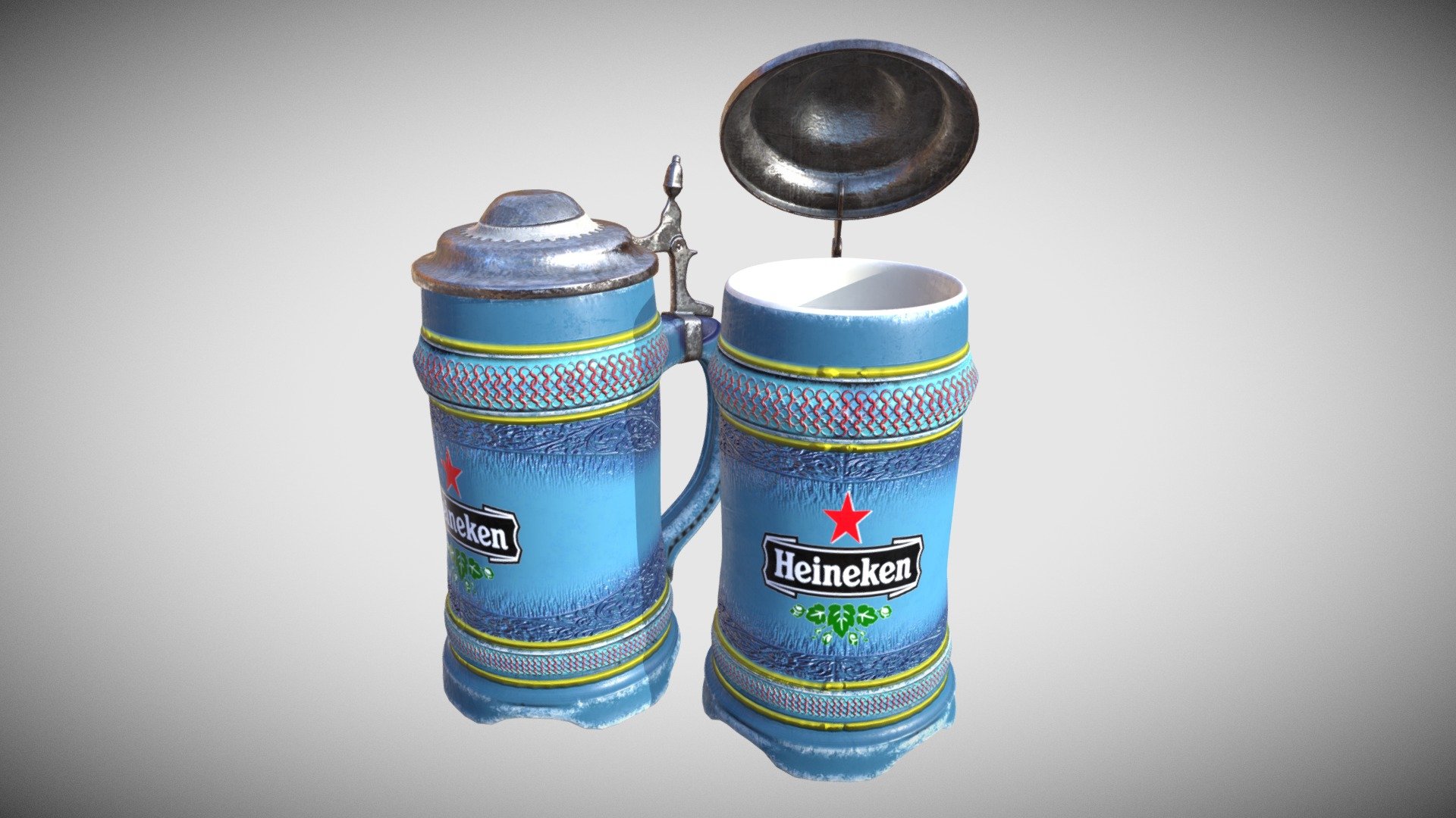 PBR Specular/Glossiness - Only One Material 2k

 Diffuse

 Gloss

 Normal

 Specular 
* Ambient Occlusion Ao - Beer Jug - 3D model by Francesco Coldesina (@topfrank2013) 3d model