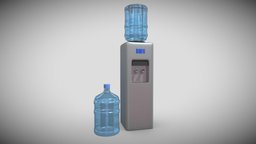 3D Water Dispenser 3D model object, office, hotel, exterior, architect, unreal, electronic, obj, ready, dispenser, easy, carboy, fbx, realistic, water, old, kitchen, real, cold, architec, ho, modeling, unity, unity3d, architecture, asset, game, 3d, low, poly, model, design, bottle, interior, modular, environment, waterdispenser, enine