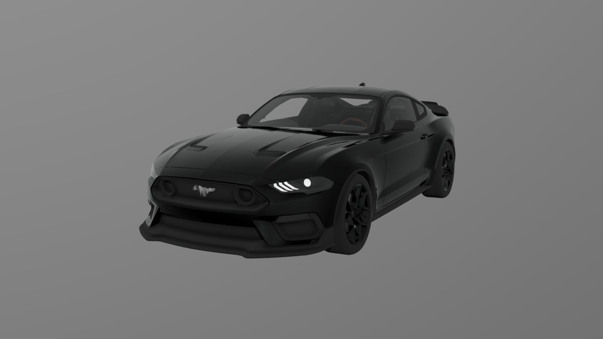 Ford Mustang GT, with full interior, from the game Dimensional Drift. https://store.steampowered.com/app/1923770/Dimensional_Drift/ If you use this model, all I request is that you wishlist Dimensional Drift on steam.

Not animated, but it is game ready 3d model
