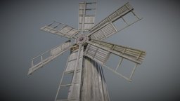 Windmill from the village of Bogdanka, Poland windmill, rcforculture, europeforculture, realitycapture, photogrammetry, 3dscan, building