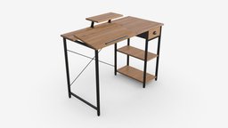 Adjustable Tiltable Drawing Table wooden, drawing, work, adjustable, desk, creative, sketch, top, painting, draw, table, education, workplace, tilting, 3d, art, pbr, design, tiltable