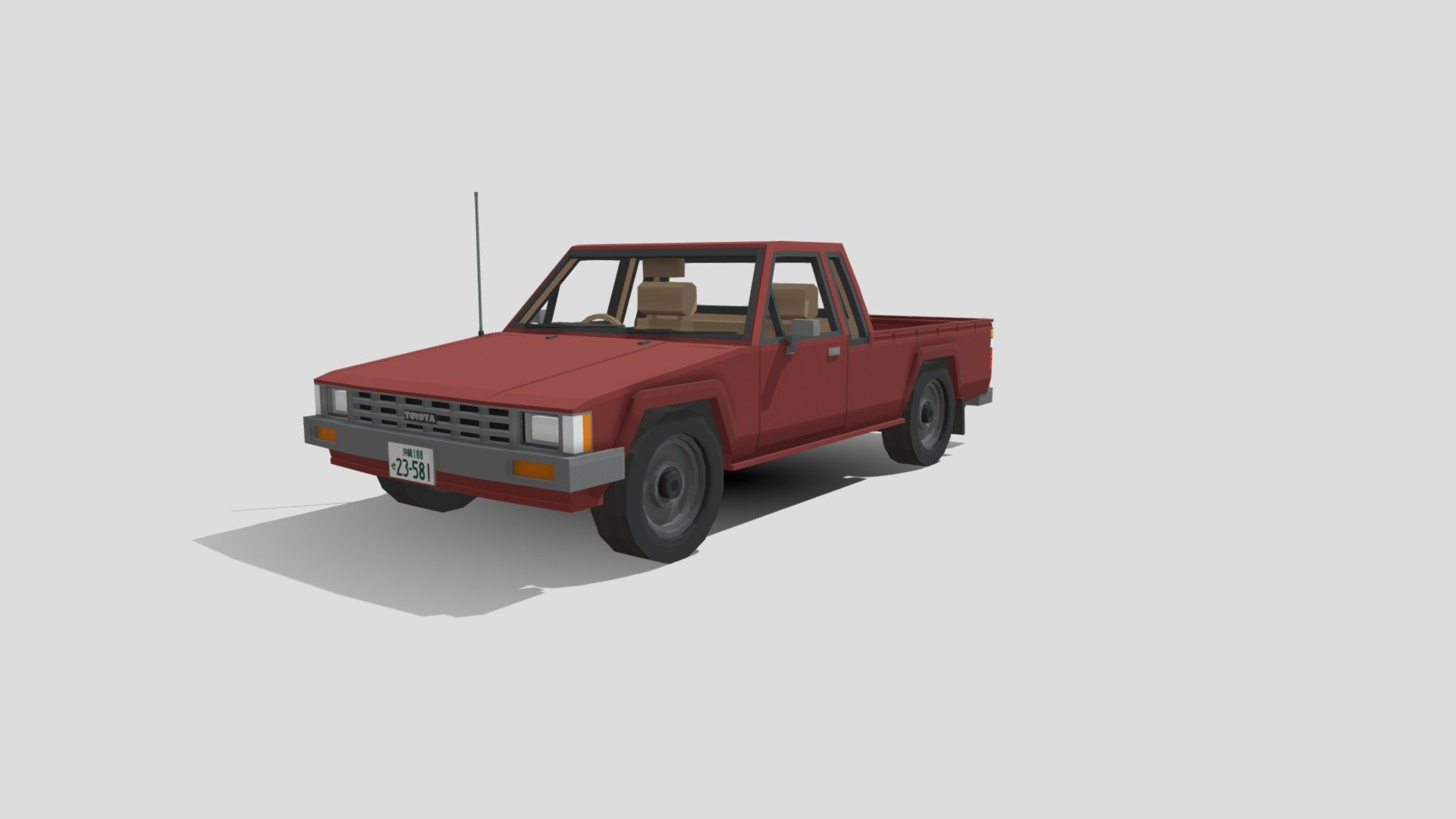 Replica of a 4th gen. Toyota Hilux for Minecraft: Bedrock Edition, as suggested by PalmaGamer. To be used for my MCPE addon to be posted on MCPEDL 3d model