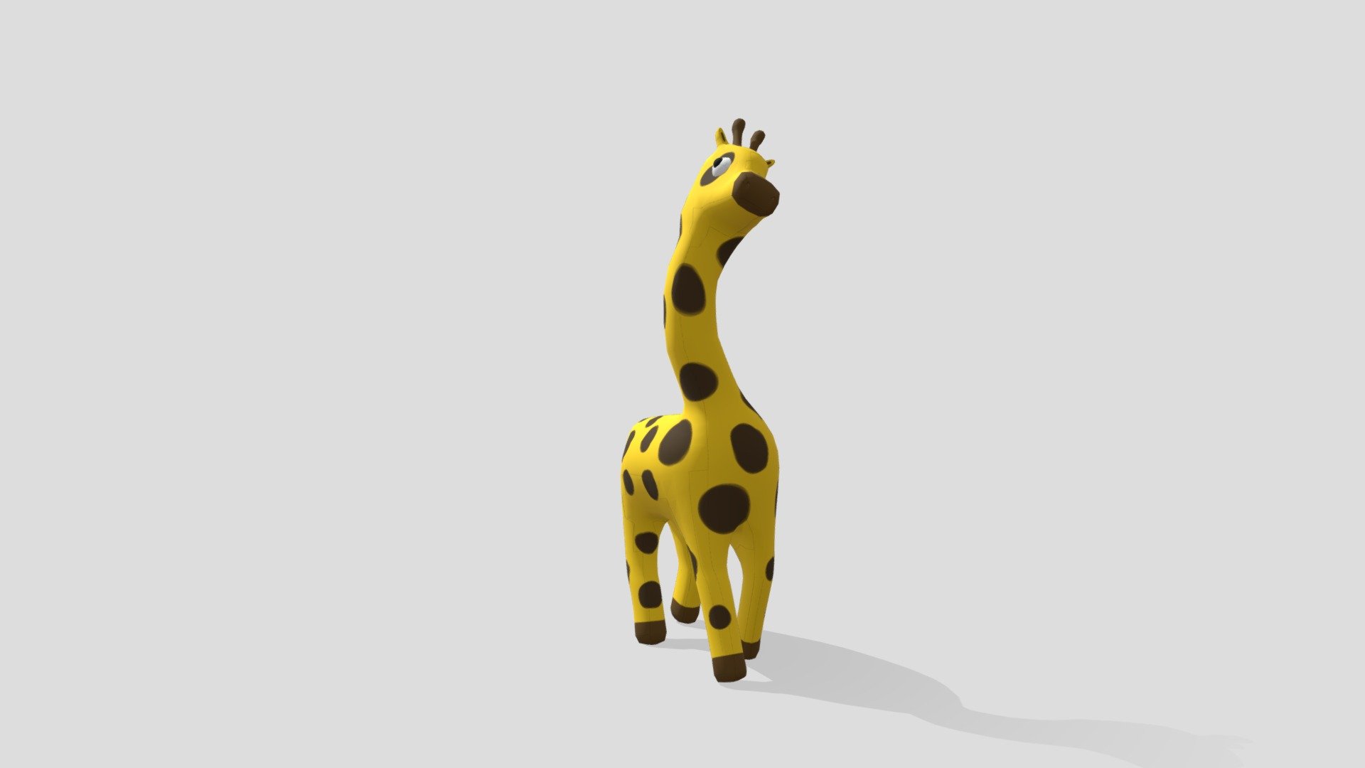 Giuseppe The Giraffe - Download Free 3D model by aniina 3d model