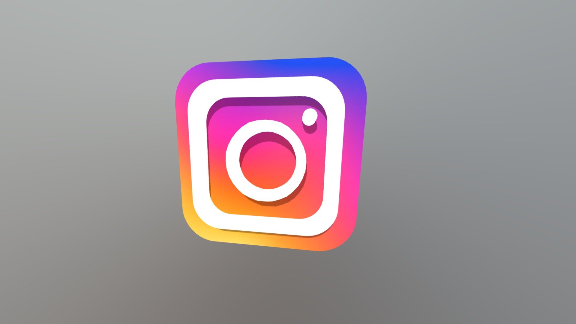 Instagram Logo - 3D model by tspirou 3d model