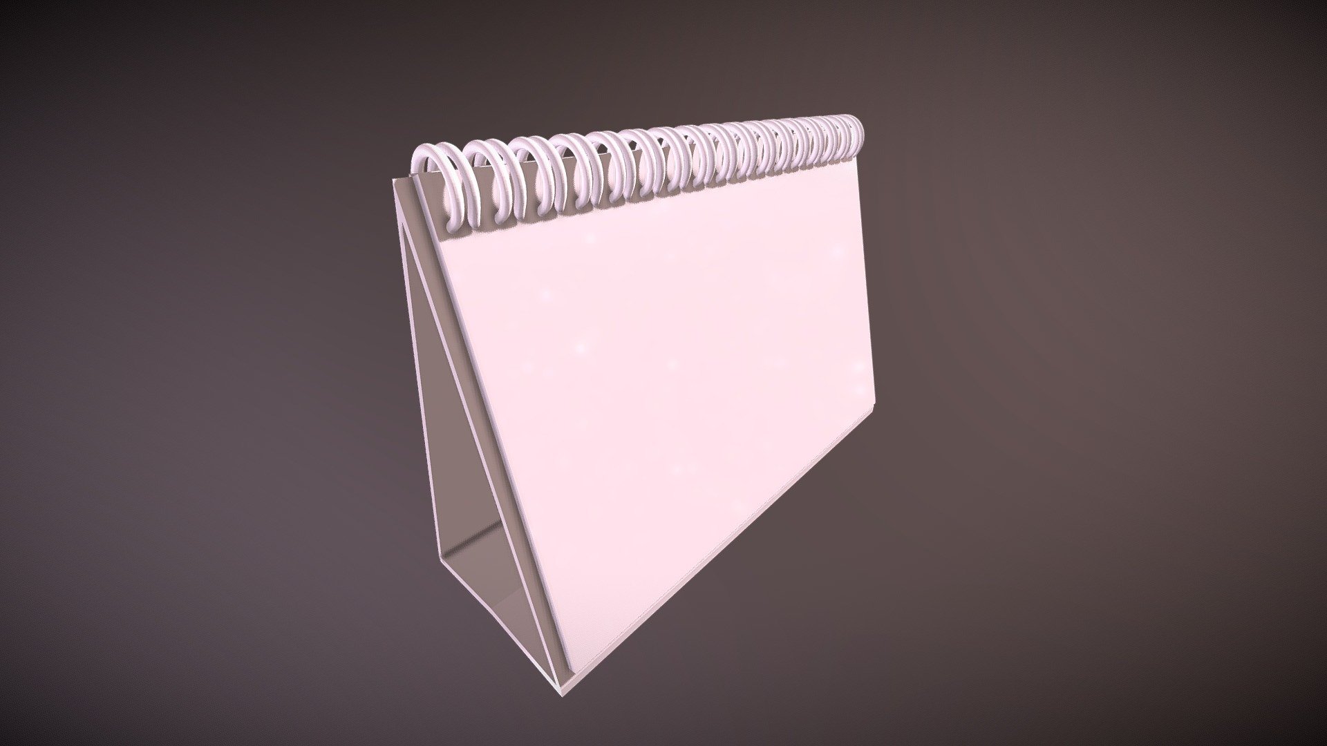 Simple calendar - No textures - Calendar - 3D model by CharlesDraconian 3d model