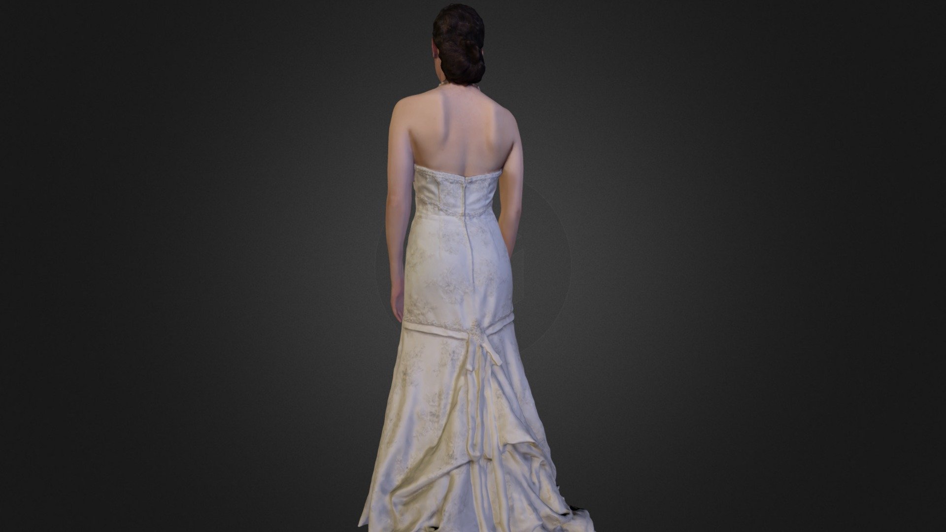 from 90 photos - bride - 3D model by susan 3d model