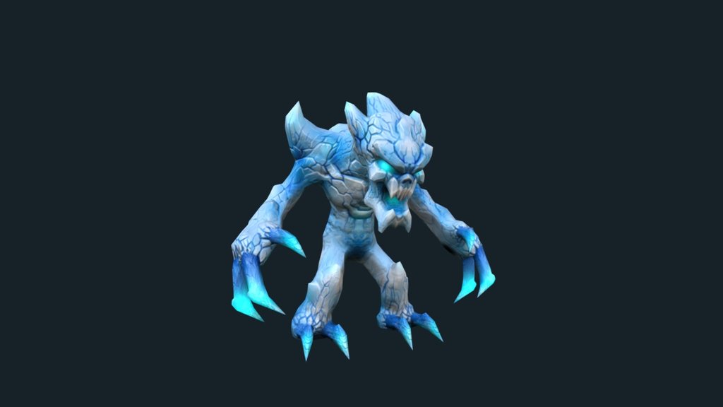The little brother of the Ice Elemental Epic Creature!
Available soon on the Unity Asset Store 3d model