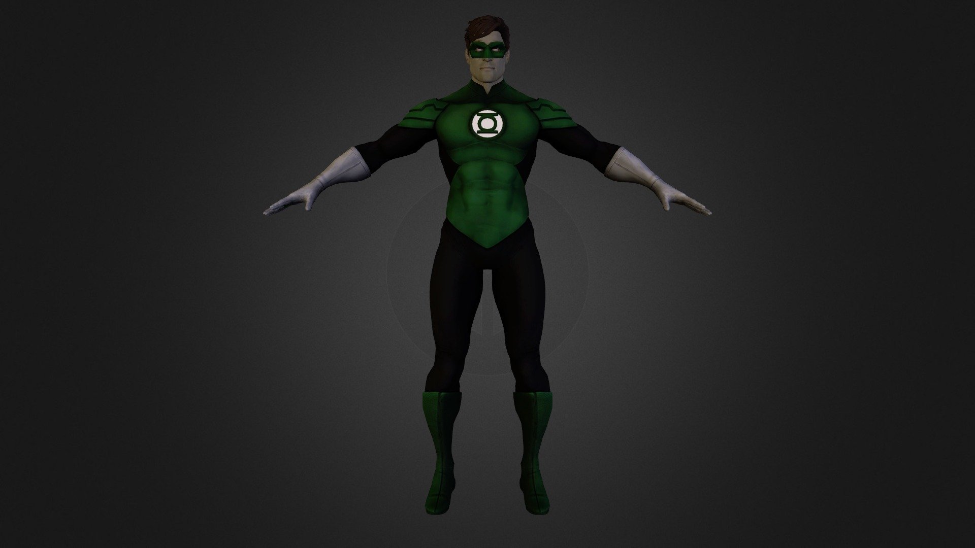 Green Lantern new 52 - 3D model by fairytailfan97 3d model