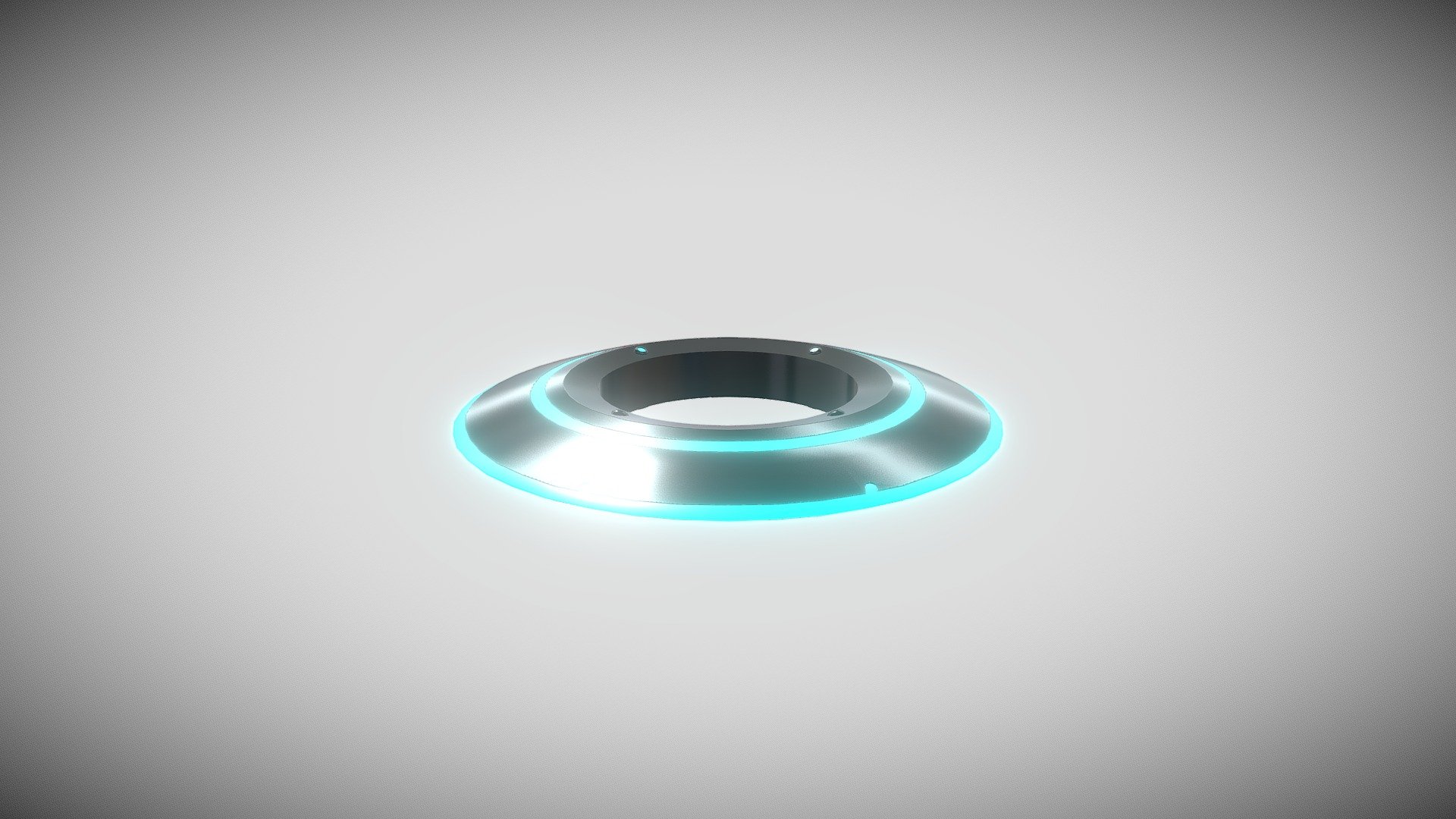 The Identity Disc used in Tron. weapon and Dna and memory its used differently - Tron Disc - 3D model by YahyaKassab 3d model
