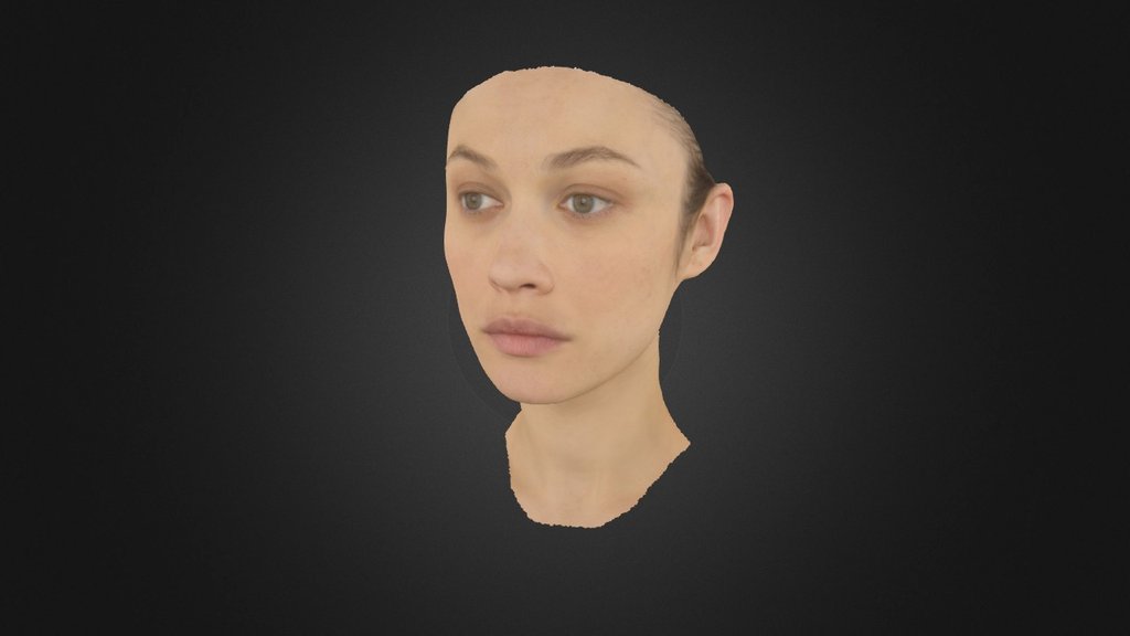 3D Face - 3D model by 46gradinord 3d model