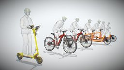 Two-Wheeler Animations (E-Scooter Update) bike, wheel, bicycle, frame, orange, walking, transport, speed, cycling, sprint, cargo, normal, rad, fahrrad, running, blender-3d, loop, animations, cargobike, cyclist, runcycle, rahmen, 3dhaupt, zweirad, two-wheeler, loopanimation, e-scooter, low-poly, test, walk, animation, cycles, rigged, lastenfahrrad, noai